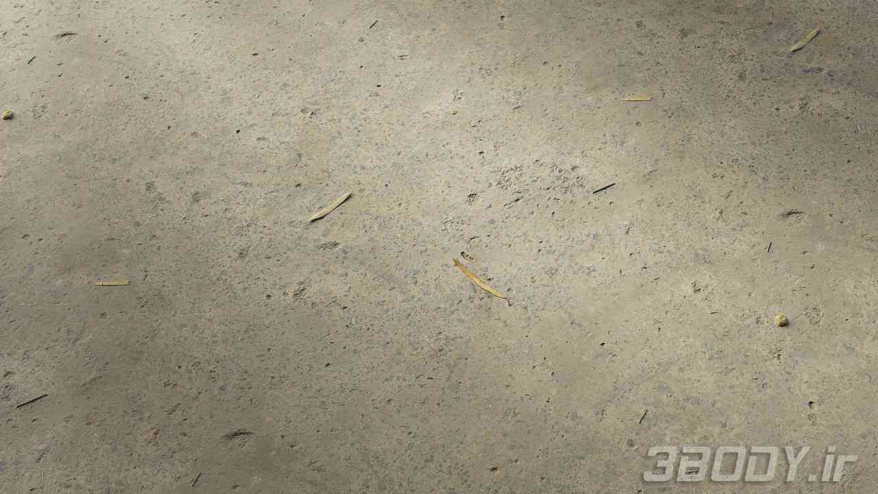 متریال بتن صاف smooth concrete عکس 1